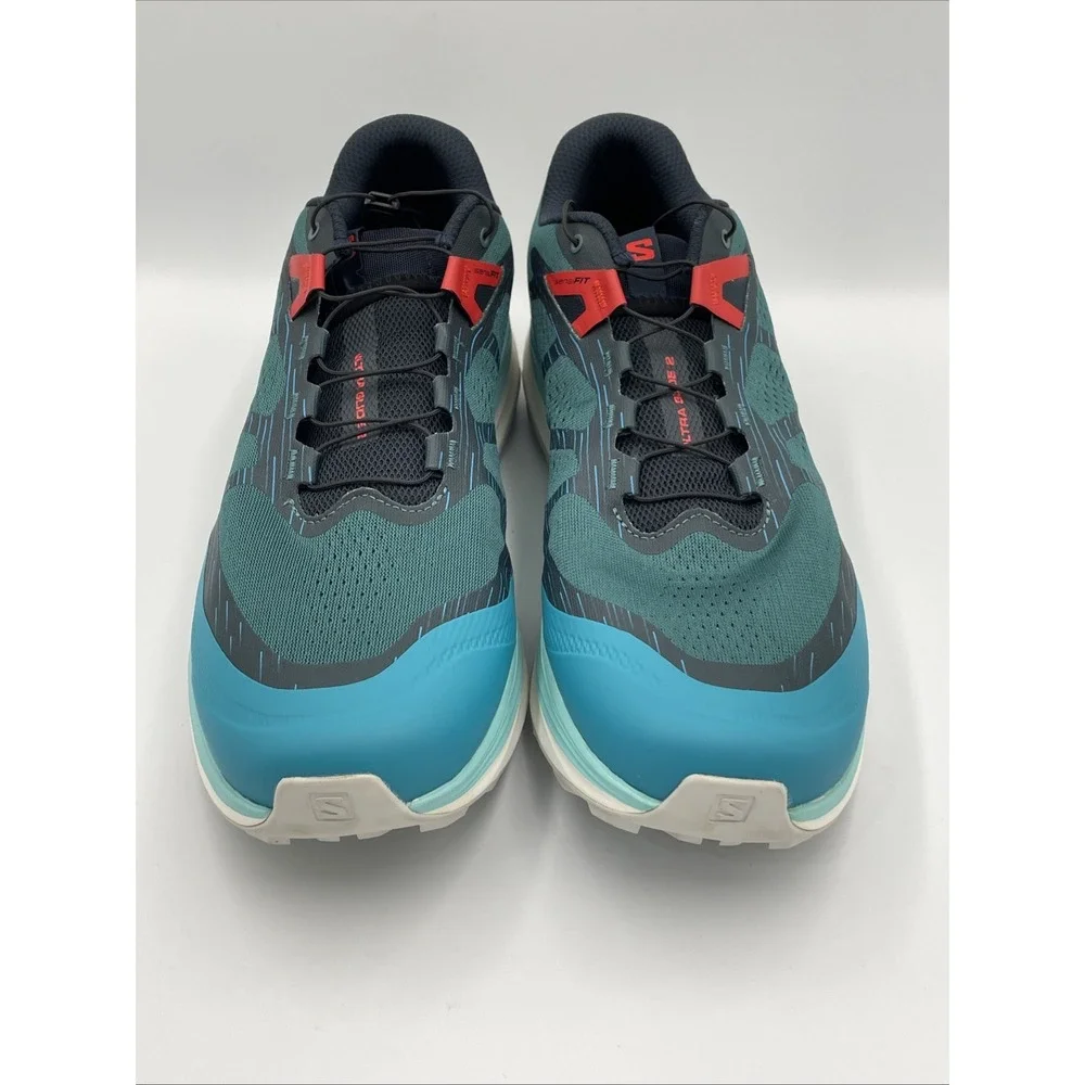 Salomon Ultra Glide 2 Shoes Mens Size 8 Blue Hiking Trail Running Sneakers NEW‎